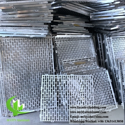Перфорированная металлическая алюминиевая панель с круглыми отверстиями