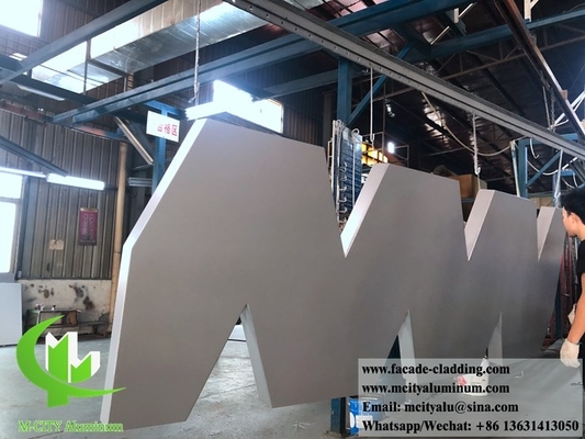 3D металлические панели алюминиевый лист для облицовки стен архитектурного строительного материала