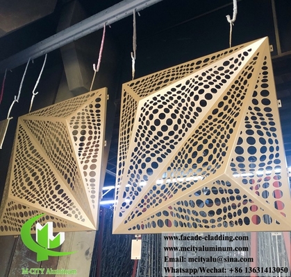3D сложенные алюминиевые панели для фасадов зданий