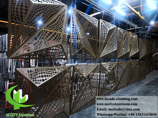 3D-образные алюминиевые панели для фасада гостиниц