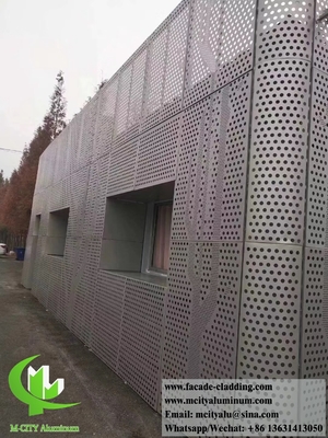 Алюминиевая плита фторуглеродные перфорированные панели занавесные стены для облицовки фасадов поставщик в Китае