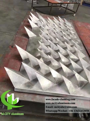 3D сложенные алюминиевые панели для фасадов зданий