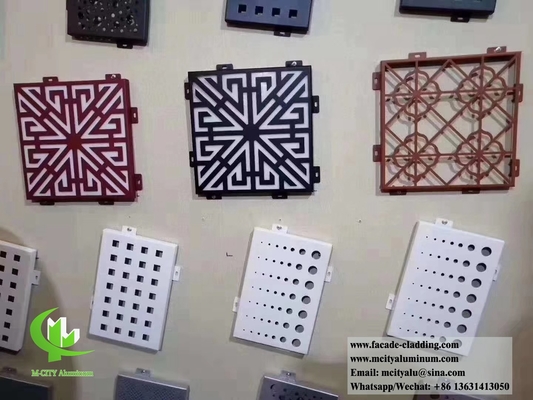 Металлические панели с лазерной резкой для фасада, облицовки стен, алюминиевого материала