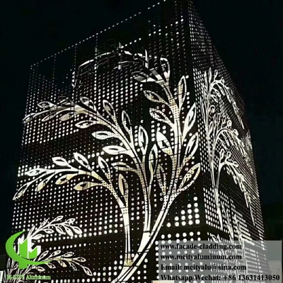 Алюминиевые панели облицовки фасадов с перфорированным экраном поставщик в Китае