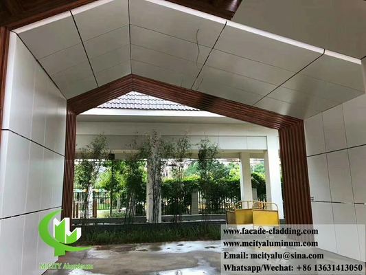 Металлическая облицовка алюминиевая твердая стенная облицовка металлический лист для крыши и фасада