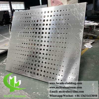 Внешние металлические панели алюминиевые фасады система CNC резки декоративные узоры индивидуальные металлические листы