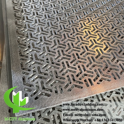 CNC лазерный резка резные металлические панели для ограждения сада алюминиевого экрана здания декорации толщиной 4 мм в Китае