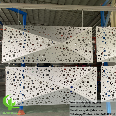 Foshan Лазерные резные металлические фасадные панели с полыми декоративными узорами для облицовки стен зданий