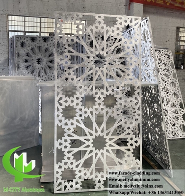 CNC вырезанная металлическая фасадная панель 3D форма архитектурное здание стенное облицовка отделка