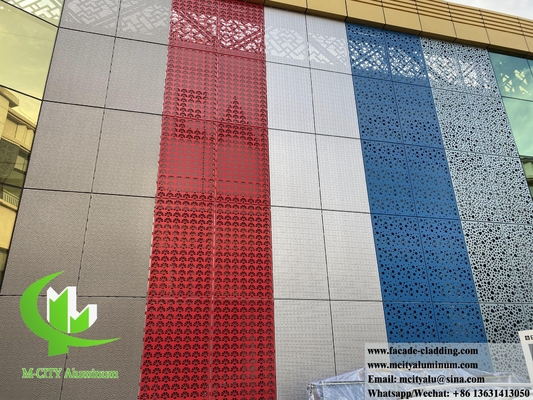 Металлические печатные панели из алюминия для стеклянных стен и бетонных стен