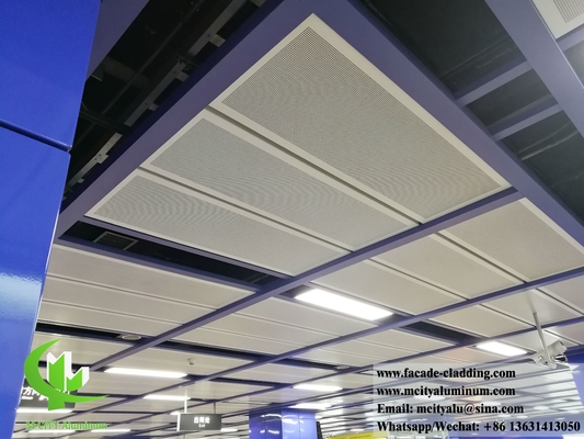 Алюминиевые панели с металлическим экраном с перфорацией CNC для фасада стенного облицовки здания 3 мм
