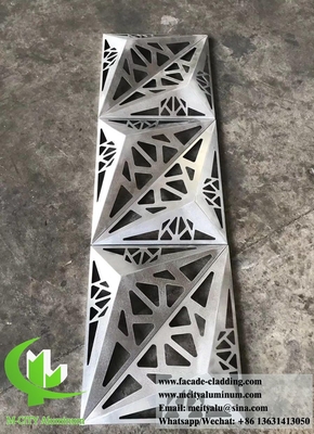 Перфорированный металлический лист 3D дизайн Алюминиевые панели Фасадные облицовочные экраны