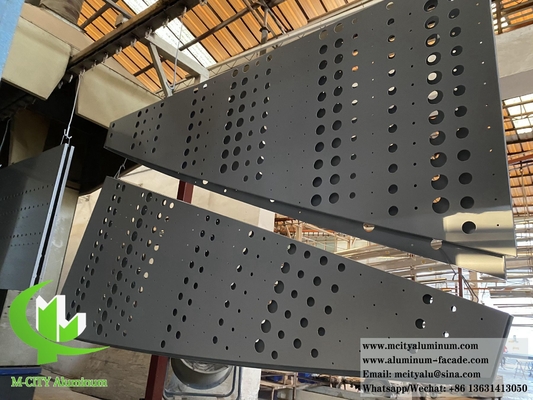 Алюминий 1100/3003 Перфорированный фасад с переменным способом установки