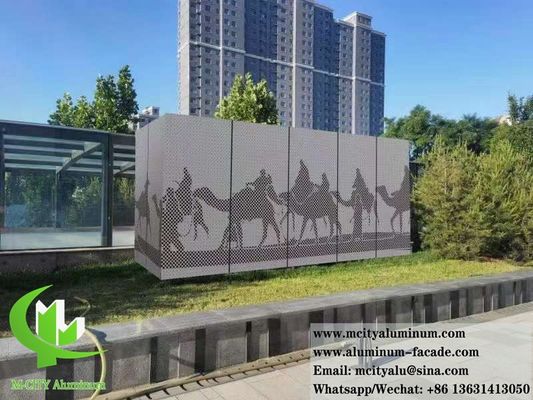 Хорошая цена Внешний металлический фасад с перфорированными алюминиевыми панелями 10 лет гарантии онлайн