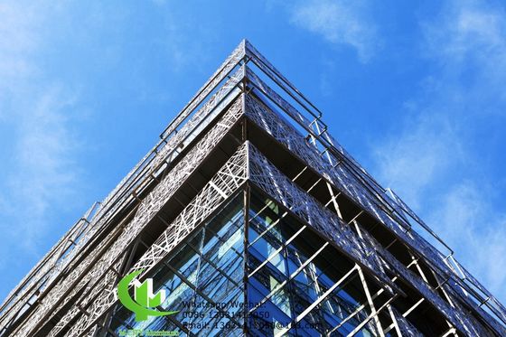 Хорошая цена 2.5 мм толщины порошковое покрытие алюминиевого фасадной панели с пользовательскими узорами для декорации шторы онлайн