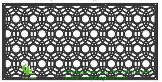 Хорошая цена Порошковое покрытие, индивидуальный дизайн, перфорированная алюминиевая панель 1000x2000 мм для фасада и декоративного экрана онлайн