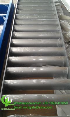 Хорошая цена Алюминиевый воздушный лофт 6063-T5/T6 с порошкообразным покрытием овальной формы, сплав для фасадной завесной стены онлайн