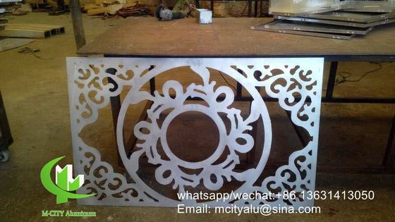 Хорошая цена Порошковое покрытие перфорированной алюминиевой панели с индивидуальными узорами для облицовки фасадов размером 1000x2000 мм онлайн