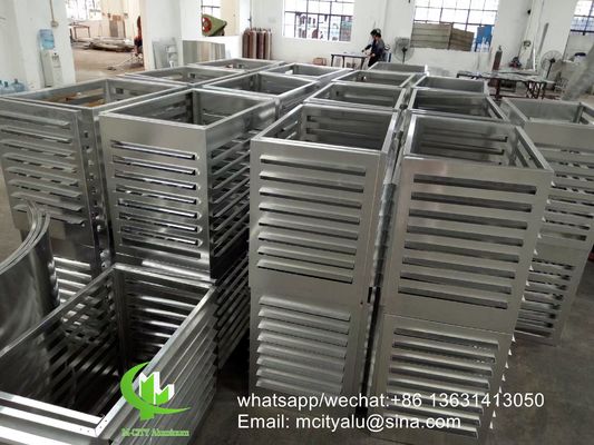 Хорошая цена кондиционер алюминиевая крышка металлический фасад облицовка изгибающий лист толщиной 2,5 мм для декорации фасада шторы стены онлайн