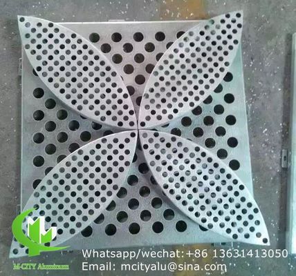 Хорошая цена 3D алюмическая лазерная резка с узором павлина для декора лобби - Порошковое покрытие 1000x2000 мм перфорированная алюминиевая облицовка онлайн