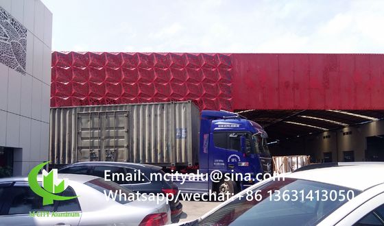 Хорошая цена 2.5 мм алюминиевая перфорированная панель с порошковым покрытием и настраиваемыми узорами для облицовки фасадов и навесных стен онлайн