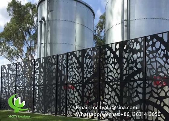 Хорошая цена Покрытие фасада с порошковым покрытием Перфорированный 3 мм Металлический алюминиевый экран с узором онлайн