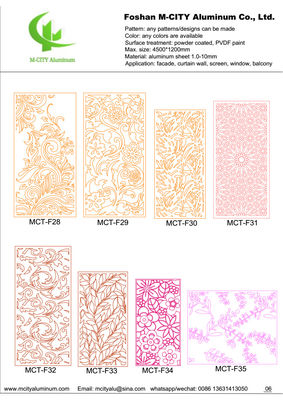 Хорошая цена Порошковое покрытие, лазерная резка с ЧПУ, перфорированная алюминиевая фасадная панель с индивидуальными цветами RAL для облицовки стен онлайн