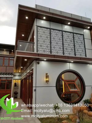 Хорошая цена Алюминиевый перфорированный лист для окна ограждение с экраном для защиты конфиденциальности с экраном для лазерной резки толщиной 2 мм онлайн