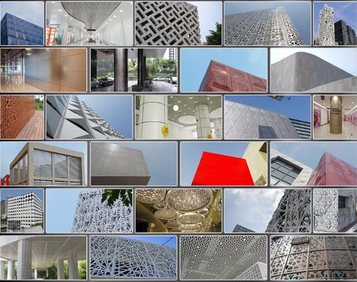 Хорошая цена 3 мм толстый алюминиевый перфорированный панель с PVDF краской для настраиваемого фасадной облицовки онлайн