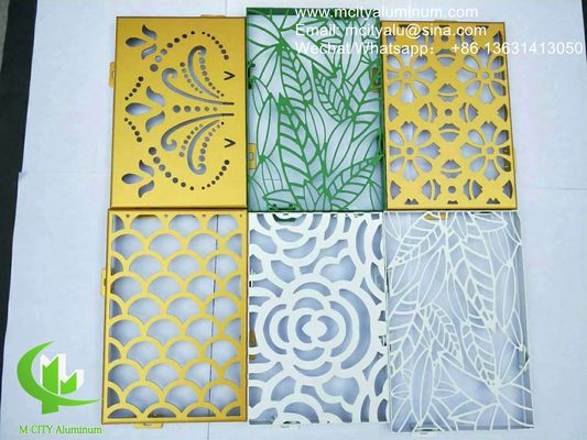 Хорошая цена Порошно-покрытая алюминиевая перфорированная панель 1000x2000 мм настраиваемые узоры для облицовки фасадов онлайн