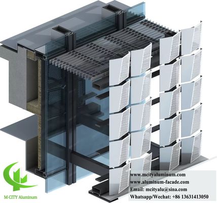 Хорошая цена Перфорированная алюминиевая фасадная панель с краской PVDF и индивидуальными цветами RAL для лазерной резки облицовки онлайн