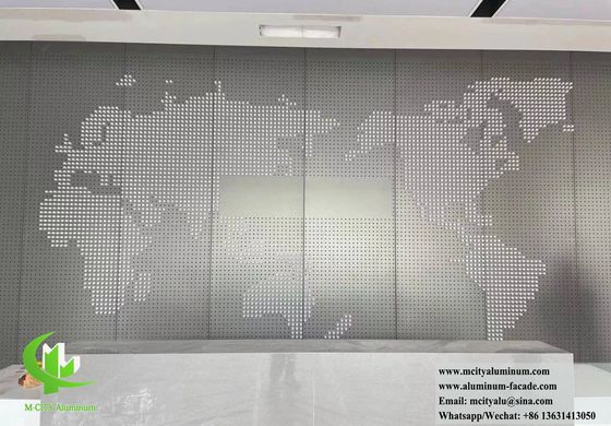 Хорошая цена Порошковое покрытие перфорированный алюминиевый лист 1200x2400 мм, вырезанный лазером ЧПУ для декоративных металлических экранов и облицовки фасадов онлайн