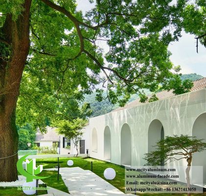 Хорошая цена Архитектурные металлические облицовочные панели Алюминиевые экраны Фасадные системы торговых центров онлайн