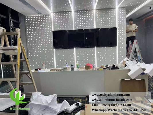 Хорошая цена Архитектурные металлические облицовочные панели Алюминиевый лист перфорационный экран онлайн