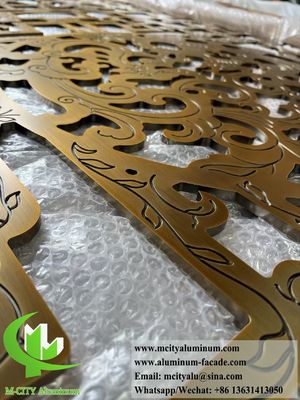 Хорошая цена Лазерный резка алюминиевого экрана Металлический перебор для внутреннего декорации онлайн