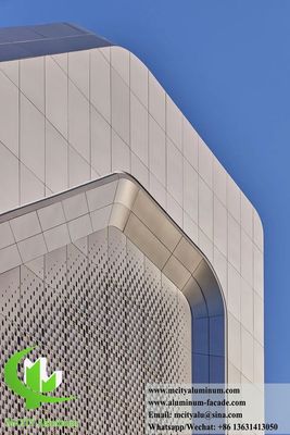 Хорошая цена Настраиваемый 3D-дизайн Перфорированная гравировка с ЧПУ с покрытием алюминиевого фасада онлайн