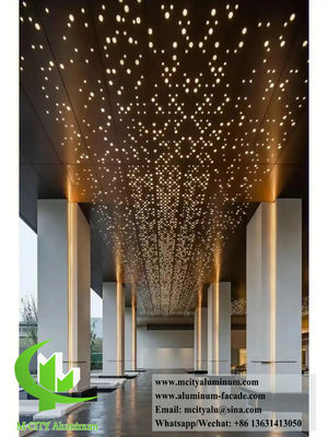 Хорошая цена Перфорированная алюминиевая фасадная панель с ЧПУ-гравировкой, легкой установкой и настраиваемыми цветами по RAL для современных зданий онлайн