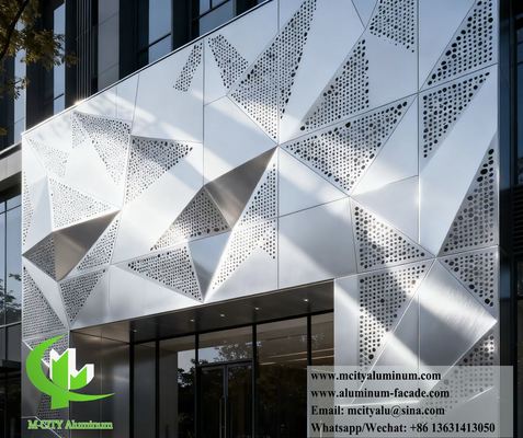 Хорошая цена 3003 PVDF Система облицовки стен с перфорированными фасадами из алюминиевого сплава онлайн