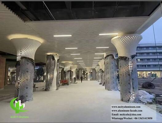 Хорошая цена Двойные изогнутые алюминиевые колонны для потрясающих архитектурных конструкций онлайн