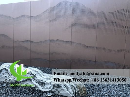 Хорошая цена Дизайн по индивидуальному заказу порошкообразованная покрытая перфорированная алюминиевая панель для облицовки фасадов 1000x2000 мм онлайн
