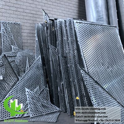 Хорошая цена CNC перфорированная алюминиевая панель с индивидуальными цветами RAL и толщиной от 1,5 мм до 10 мм для облицовки фасада онлайн