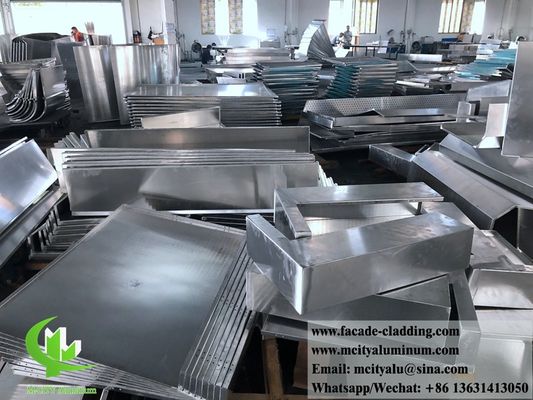 Хорошая цена Архитектурная Металлическая твердая алюминиевая панель для фасадной системы онлайн