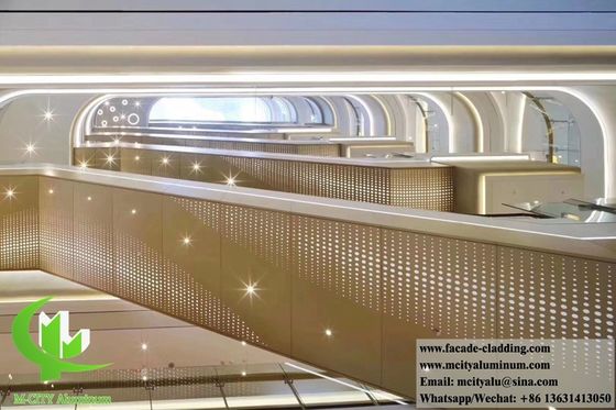 Хорошая цена Архитектурная порошкообразная перфорированная металлическая плита с алюминиевым экраном онлайн