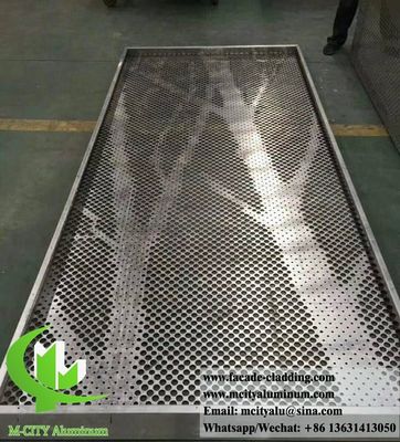 Хорошая цена Порошно-покрытый перфорированный алюминиевый фасад с пользовательскими цветами RAL и CNC лазерной резкой для облицовки зданий онлайн