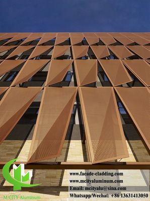 Хорошая цена 3-миллиметровая перфорированная алюминиевая фасадная панель с порошковым покрытием и настраиваемым дизайном для облицовки зданий онлайн