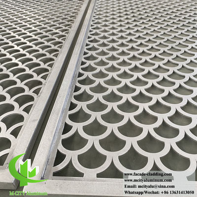 Хорошая цена Лазерная перфорированная алюминиевая фасадная панель с 15-летней гарантией цвета и индивидуальными цветами по RAL онлайн