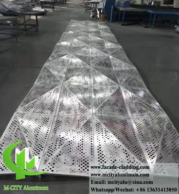 Хорошая цена 3D алюминиевый фасад с порошковым покрытием и настраиваемыми узорами толщиной 3 мм для наружных стен онлайн