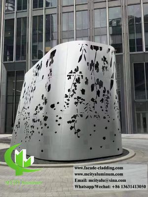 Хорошая цена Архитектурный металлический лист Алюминиевый сливер Серый цвет 3 мм Толщина 3D дизайн декорации онлайн