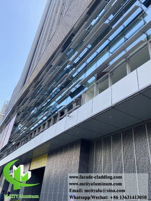 Хорошая цена Порошно покрытый перфорированный алюминиевый фасадный панель с настраиваемыми цветами RAL и толщиной 3 мм для облицовки зданий онлайн