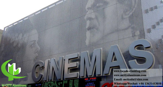 Хорошая цена Покрытая порошком перфорированная алюминиевая фасадная панель с настраиваемыми цветами RAL и лазерной резкой CNC онлайн